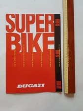 Ducati 888 Racing - SP 5 - Strada 1992 depliant originale moto brochure