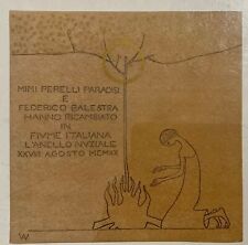 WILDT ADOLFO FIUME D’ITALIA 1920 INIVIO IN CARTA PERGAMENA MATRIMONIO PERELLI...