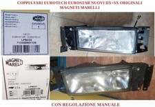 COPPIA FARO FANALE ANTERIORE DX+ SX PER IVECO EUROSTAR EUROTECH MARELLI CARELLO