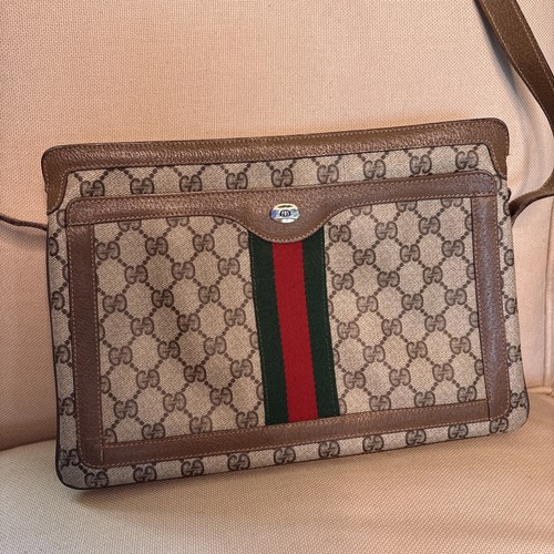Borsa tracolla vintage gucci - tracolla,