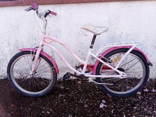 Bicicletta bambina rosa - , hello