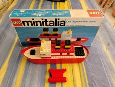 LEGO 32 MINITALIA LARGE SHIP SET VINTAGE 1973 IN BOX COMPLETO