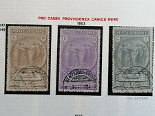 REGNO 1923 CAMICE NERE SERIE