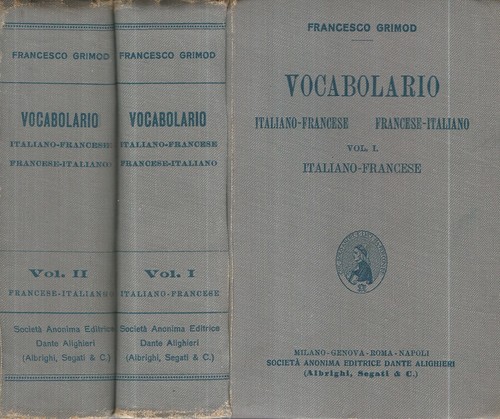 Vocabolario italiano francese - italiano,