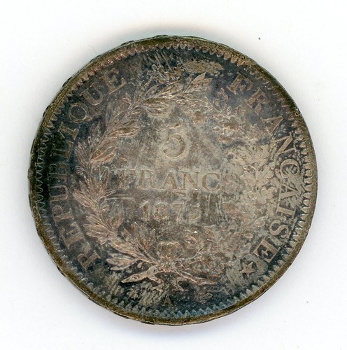 Francia 1875 franchi - 5,