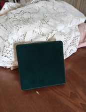 Custodia Per Gioielli Da Viaggio  Collana In Velluto Rosso  misura 15x15