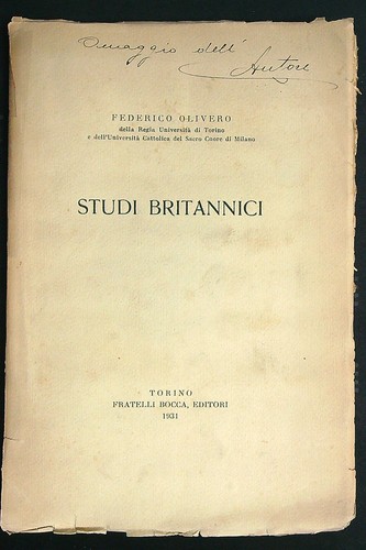 Studi britannici olivero - studi,