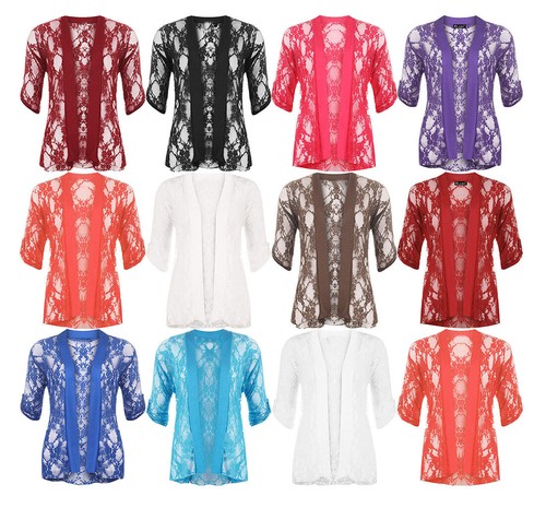 Cardigan donna aperto - , pizzo
