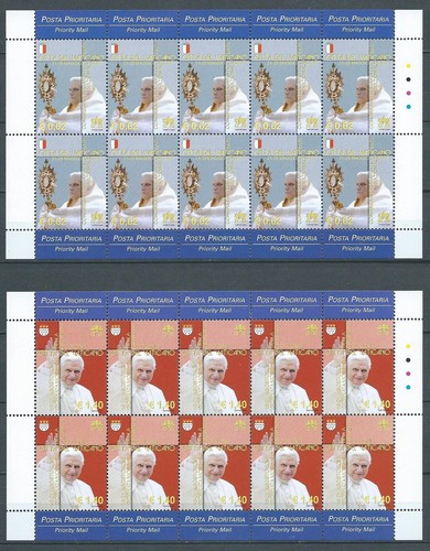 2006 vaticano minifogli - vaticano, i