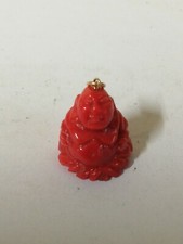 CIONDOLO BUDDA VERO CORALLO