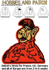 patch ALF toppa termoadesiva alien life form creatura intelligente vintage serie