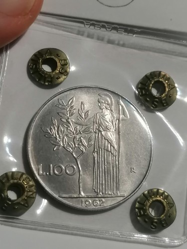 100 lire minerva 1962 qfdc - 100,