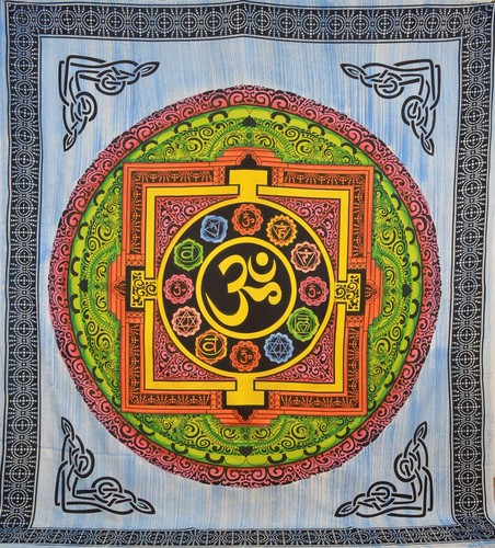 Mandala indischer deko - om,