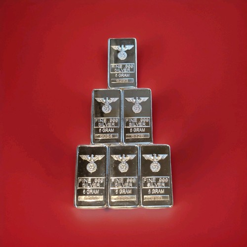 Six collectable silver plated - six,