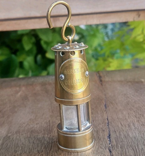 Vintage brass markham colliery - markham,
