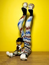 FIGURINA CLOWN IN VETRO