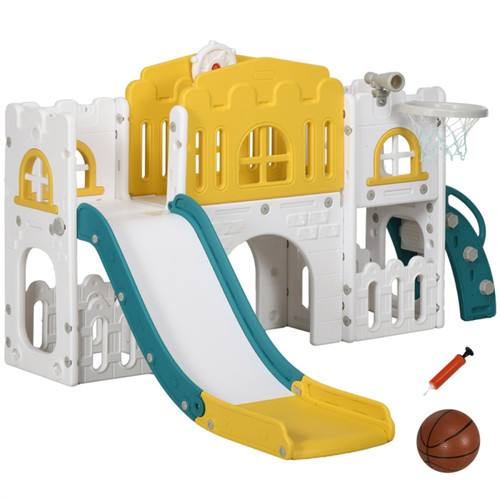 Playset scivolo bambino giallo