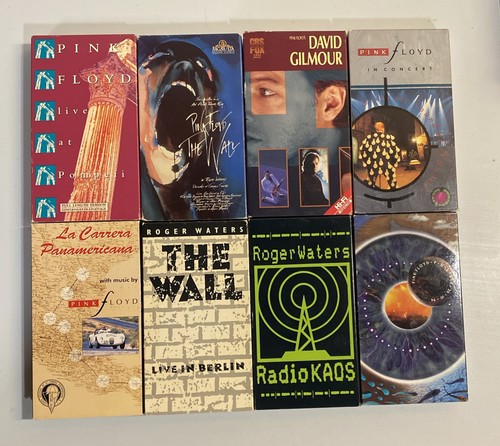 Pink floyd vhs tape lot - pink,