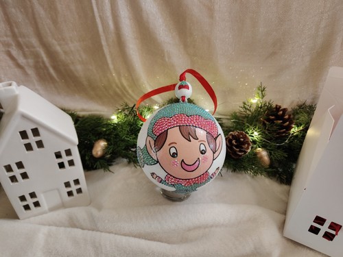 Sfera natale artigianale a - sfera, di