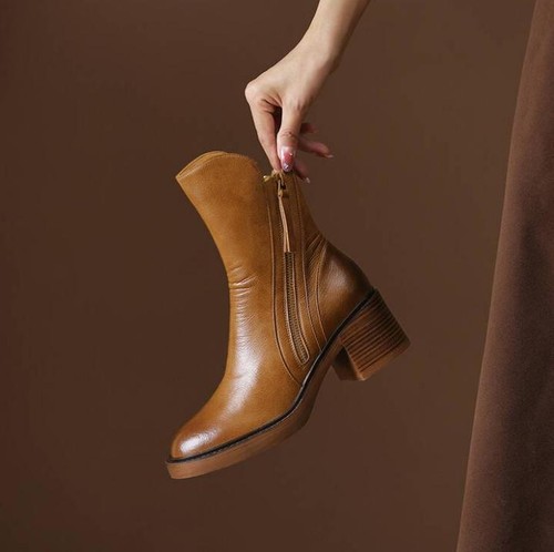 Stivaletti donna western tacco