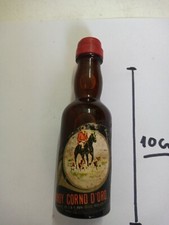 ANNI '60 '70 - BRANDY CORNO D'ORO - BOTTIGLIETTA TAPPO IN PLASTICA 0,025 LITRI