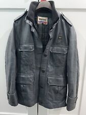 Giacca Di Pelle Blauer Donna