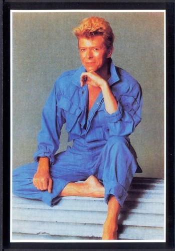 Modern postcard david bowie - postcard:,