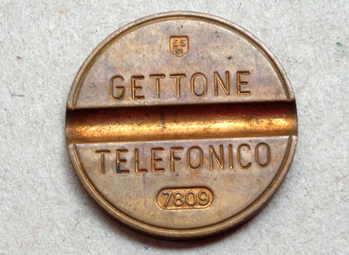 Gettone telefonico 7809 - gettone,