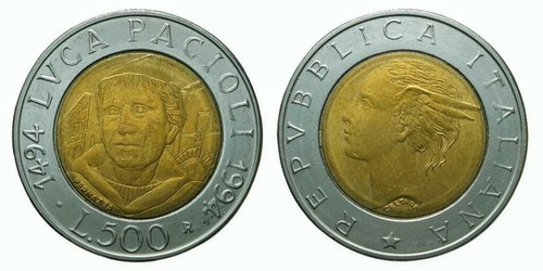 500 lire 1994 luca - lire,