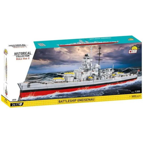 Battleship gneisenau cobi 4835 - battleship,