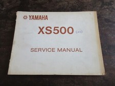 Yamaha XS500 1H2 OEM Service