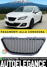 💫Griglia Sportiva a Nido d'Ape Nero Senza Stemma per Seat Ibiza 6J  💫