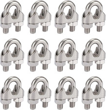 12 Morsetti in Acciaio Inox M5