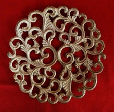 🟡  ANTICO FREGIO SOVRAPORTA LIBERTY ART NOUVEAU -A 1298-