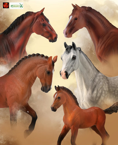 Hanoverian horse toy model - hanoverian,