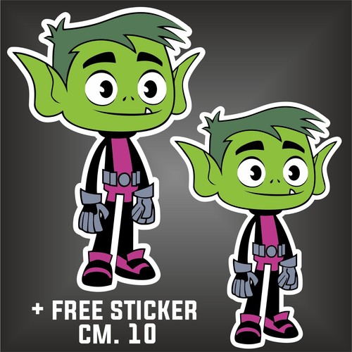 Adesivo beast boy teen - boy, titans