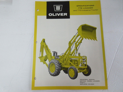 Raro trattore oliver 770 con - raro,