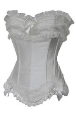 Corsetto corsetto raso bianco