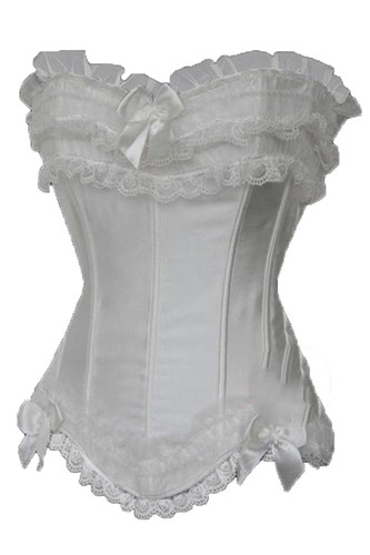 Corsetto corsetto raso bianco