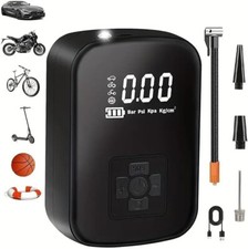 Mini Compressore ad Aria Auto Portatile Gonfiatore Ricaricabile Display LED Auto
