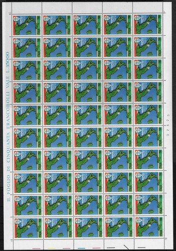 1990 italia repubblica foglio