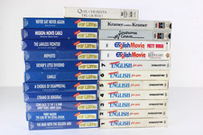 Lotto 23 VHS CORSO DI INGLESE English for you Top Level VARI 16x FILM IN LINGUA