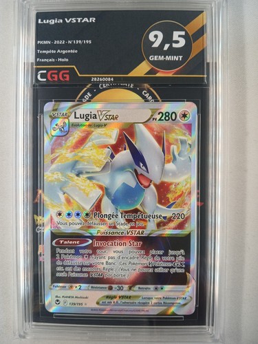 Carte pokémon lugia vstar - pokémon,