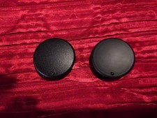 Porsche 911 996 997 Tappi copri perno posteriore rotondi rigidi colore nero - originali