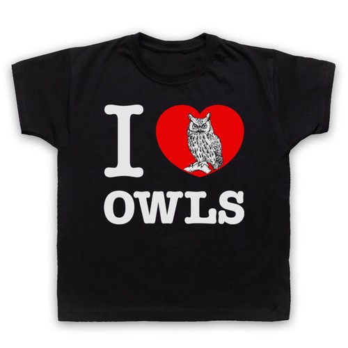 Maglietta love owls animal - i,