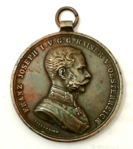 Antica medaglia bronzo - in,