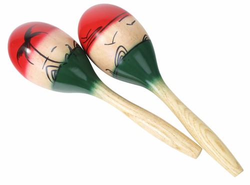 Maracas dipinti mano set di - mano,