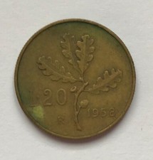 Rara moneta da 20 Lire, anno