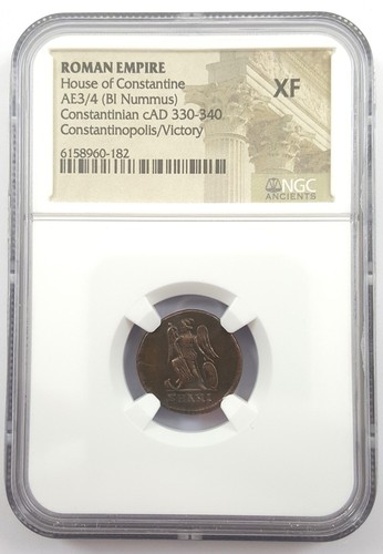 Moneta bronzo ngc romana - moneta,