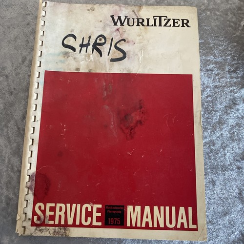 Wurlitzer 1975 jukebox service - 1975,